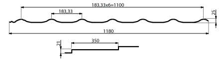металлочерепица супермонтеррей (схема монтеррей супер)
