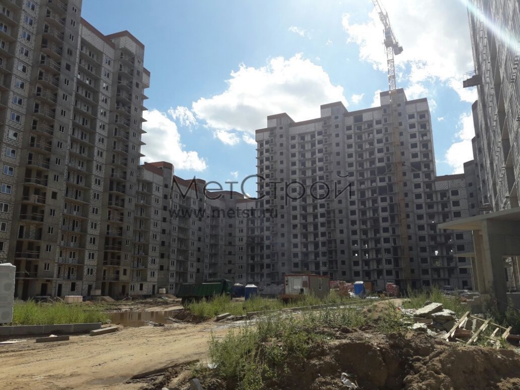 Строительство жилых домов в новом МКР, г. Королев, Московская область