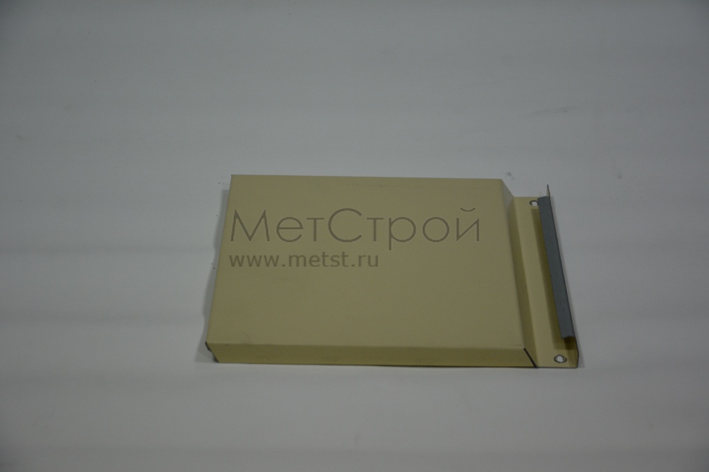 Оцинкованная металлокассета МС2 с закрытым 
стыком для навесной вентилируемой фасадной системы цвета RAL 1014 слоновая кость (2)