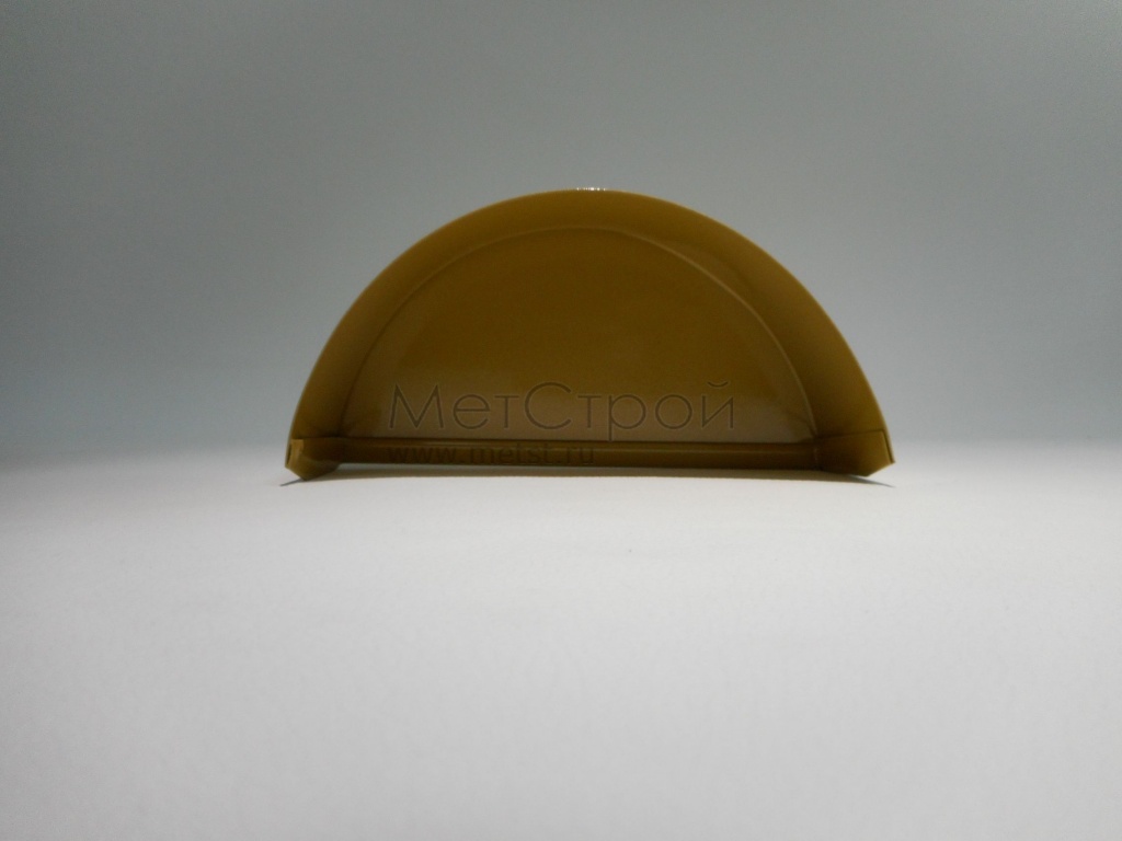 Заглушка для желоба круглого водостока 
Wincraft из оцинкованной стали с полимерным покрытием цвета RAL 1036 — перламутрово-золотой