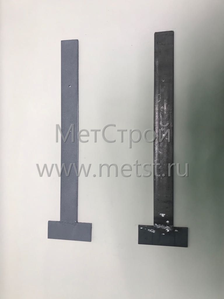 Костыль кровельный т образный гост (размеры 200х400), грунтованный с порошковой покраской (полоса 40х4 мм)