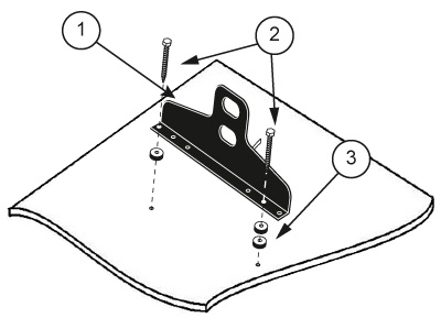 Схема установки трубчатого снегозадержателя 25*40 с креплением типа евро