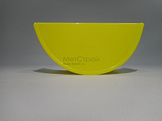 Заглушка для желоба водостока Wincraft с полимерным 
покрытием — RAL 1026 – люминесцентного желтого 
цвета