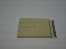 Оцинкованная металлокассета МС2 с закрытым 
стыком для навесной вентилируемой фасадной системы цвета RAL 1014 слоновая кость (2)