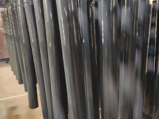 Трубы водосточные диаметром 110 мм, длиной 
1250 мм, толщиной металла 0.5 мм, RAL 7024