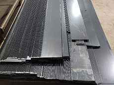 Отливы толщиной металла 0.5 мм, длиной от 
1250-3000 мм, PE RAL 7024 (фото 2)