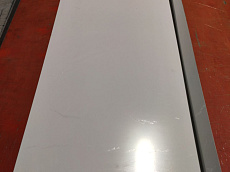 Крышка по чертежу заказчика толщиной металла 
0.5 мм, PE RAL 9003