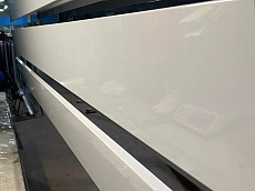 Планка по чертежу заказчика, толщиной металла 
0.5 мм, длиной 3000 мм, RAL 7047