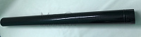 Труба водосточная металлическая с полимерным покрытием диаметр 100 мм, длина 1250 мм, толщина 0.5 мм, RAL 9005 «черный янтарь»