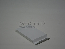 Оцинкованная металлокассета МС2 с закрытым 
стыком для навесной вентилируемой фасадной 
системы цвета RAL 9003 сигнальный белый
