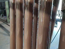 Трубы водосточные диаметром 110 мм, длиной 
1250 мм, толщиной металла 0.5 мм, RAL 8025
