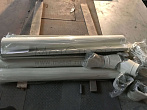Детали для водостока из оцинкованной стали серо-белого цвета RAL 9002, ф200 мм, 0.5 мм