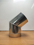 Колено соединительное оцинкованное диаметром 180 мм, толщиной металла 0.5 мм