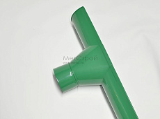 Канадка (желоб с выходом) водосточной системы 
с полимерным покрытием на основе полиуретана 
мятно-зеленого цвета — RAL 6029