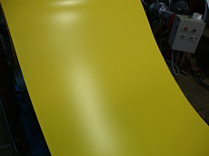 Листовой металл с полимерным покрытием 
цвета RAL 1018 — цинковый желтый
