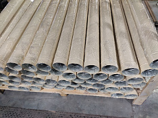 Трубы водосточные соединительные диаметром 
150 мм, толщиной металла 0.5 мм, длиной 1250 мм, 
RAL 1015 mat