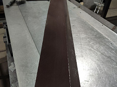 Планка согласно чертежу заказчика толщиной 
металла 0.5 мм, длиной 2000 мм, RAL 8017