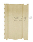 Виниловая вертикальная сайдинг-панель S6.3 GL Amerika ванильная