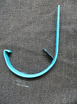 Кронштейн желоба с полимерным покрытием цвета RAL 5021 (водная синь)