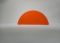 Заглушка желоба круглой водосточной системы Wincraft из оцинкованной стали с полимерным покрытием на основе полиуретана яркого красно-оранжевого цвета (RAL 2008)