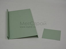 Доборный элемент из оцинкованной стали, 
окрашенный в цвет RAL 6019 Зеленая пастель